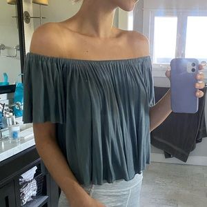Off-the-Shoulder Swing Top